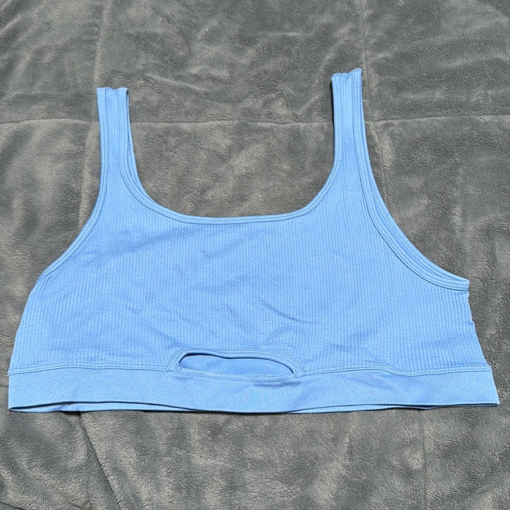 Aeropostale seriously soft seamless cropped tank top Black